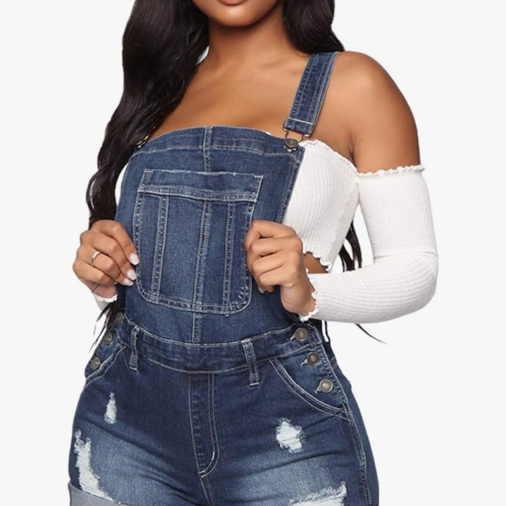 Women's Denim Overalls